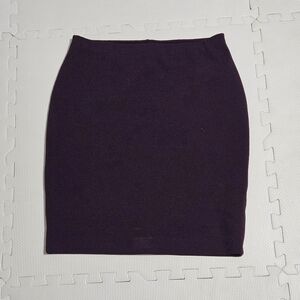 Le Chateau Deep Purple Pencil Skirt